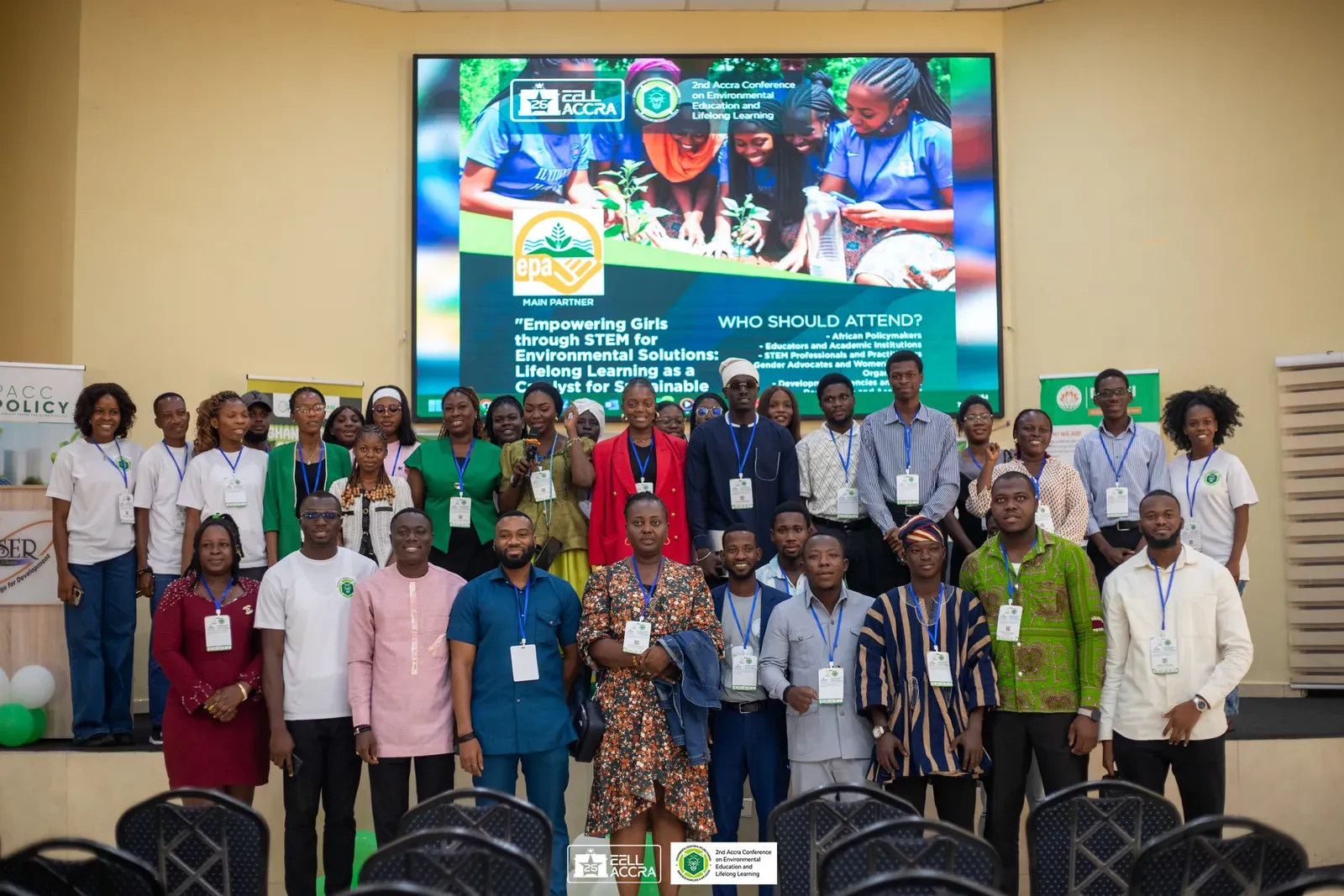 Group photograph at EELL 2026, University of Ghana, Legon