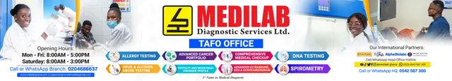 Medilab Tafo billboard