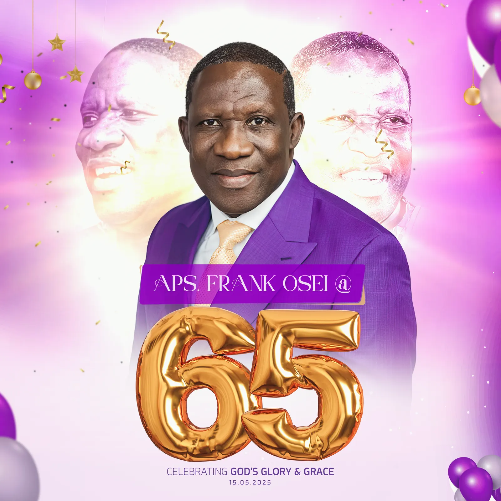 Aps. Frank Osei at 65 design