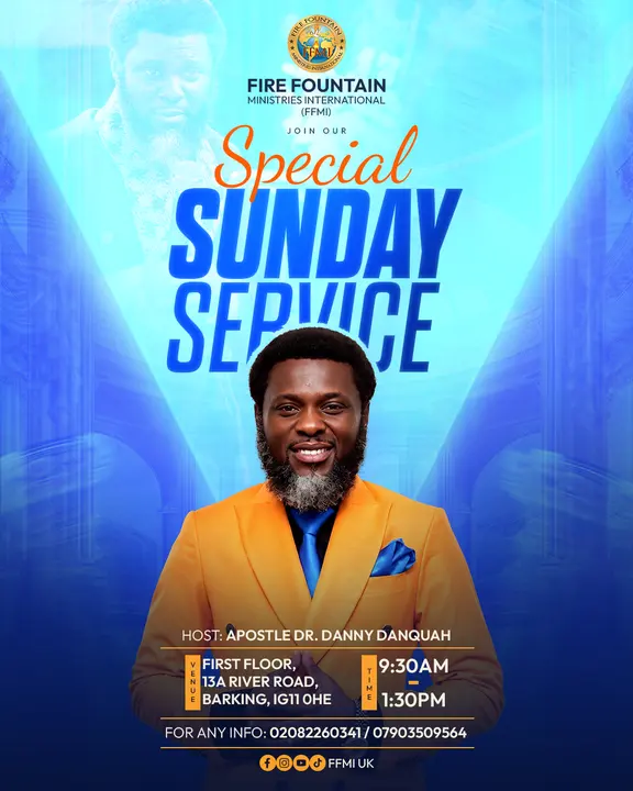 Special Sunday Service, Fire Fountain