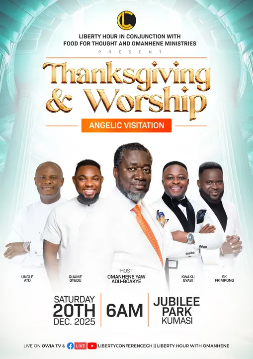 Liberty Conference Thanksgiving & Worship poster