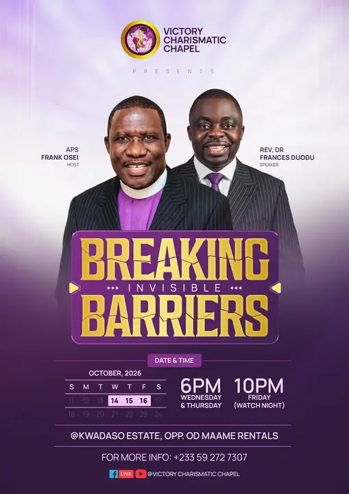 VCC Breaking Invisible Barriers poster